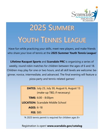 2025 Summer Youth Tennis League
