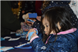 Light the Dale - Rec Tent Craft - Young Girl Task Focused Closeup (jpg)