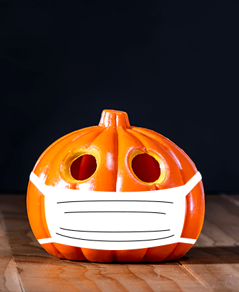 masked pumpkin